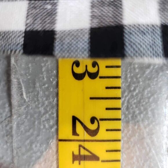 Talbots Blazer Women's Size 4 P Petite Black White Gingham Linen Jacket - Picture 11 of 12